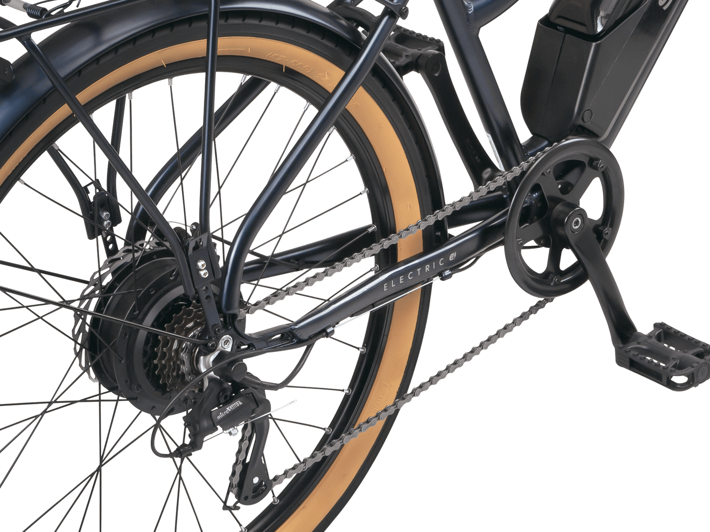 Mendocino Step-Thru Electric Bike 500-Watt Motor